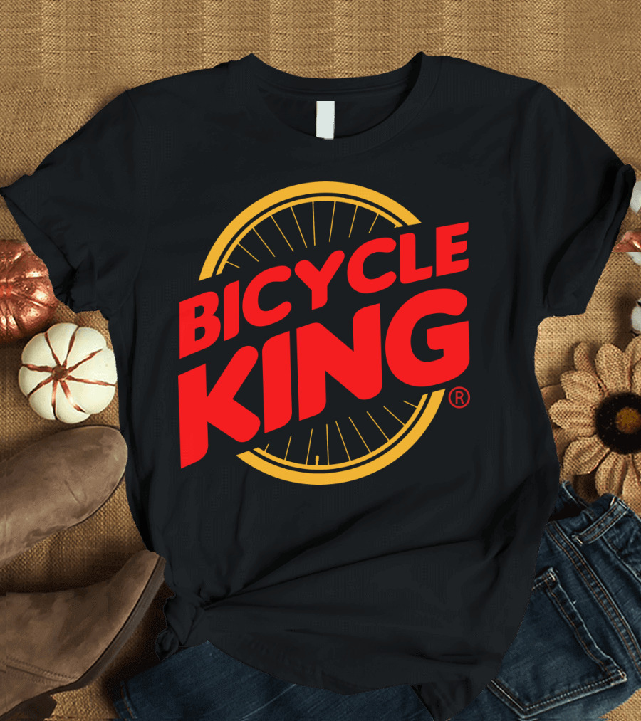 Bicycle King Parody with Bicycle Wheel T-Shirt
