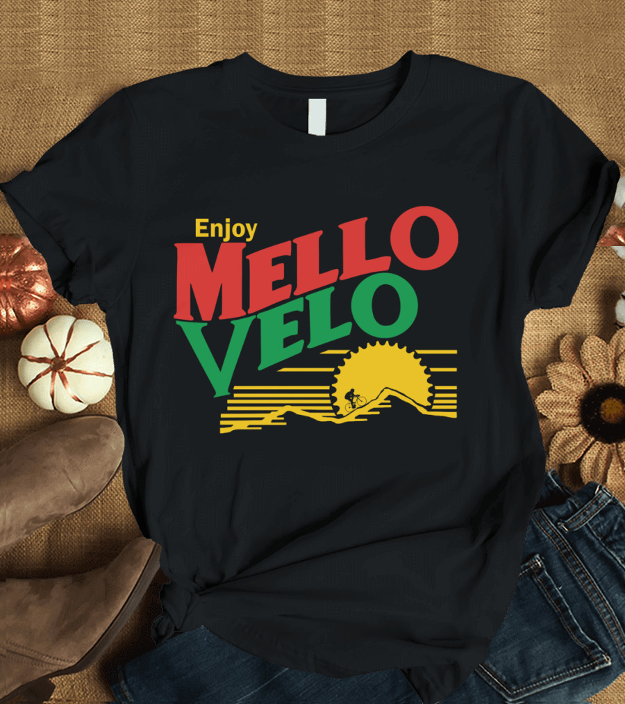 Enjoy Mello Velo Bicycle Adventure T-Shirt