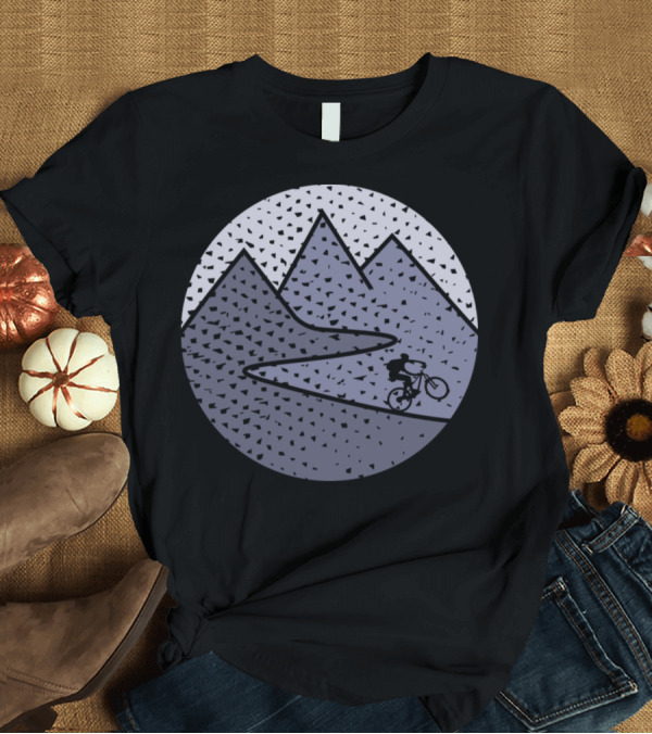 T-Shirt: Mountain Bike Cycling Adventure Outdoor Trail T-Shirt Mountain Bike Cycling Adventure Outdoor Trail T-Shirt