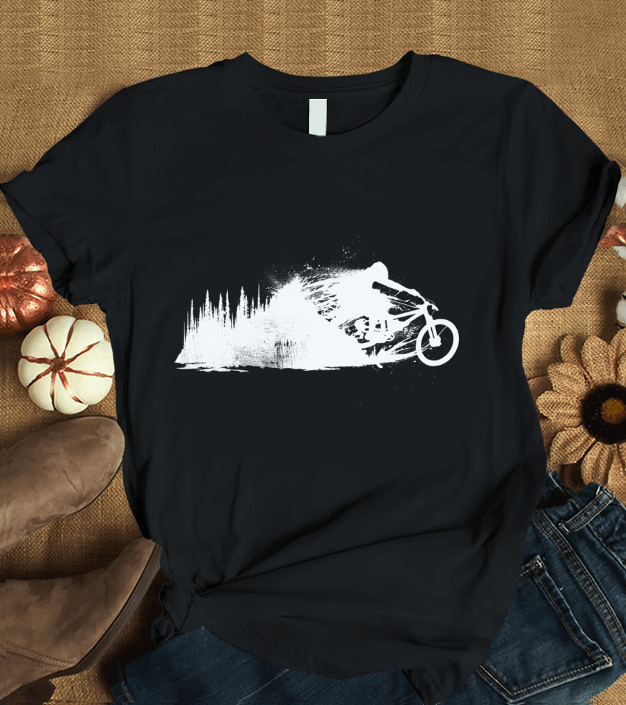 MTB Rider Forest Trail Adventure Sprint T-Shirt