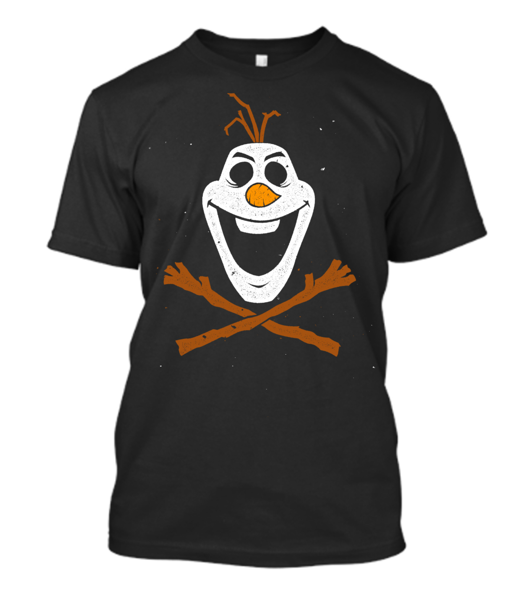 Warm Hugs Or Death Snowman Skull And Crossbones T-Shirt