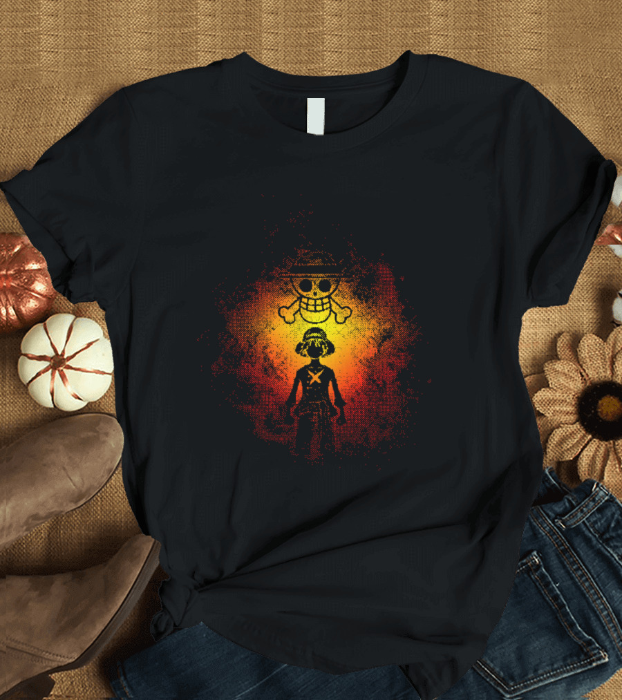 ONE PIECE Straw Hat Pirate Jolly Roger T-Shirt