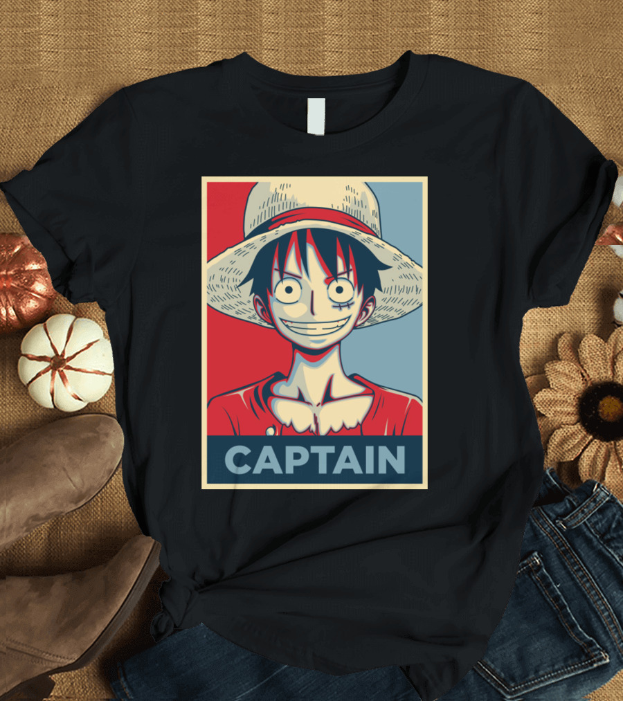 LUFFY CAPTAIN STRAW HAT T-Shirt