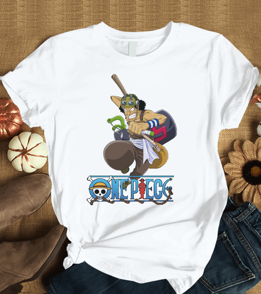 One Piece Usopp Straw Hat Pirate Character T-Shirt