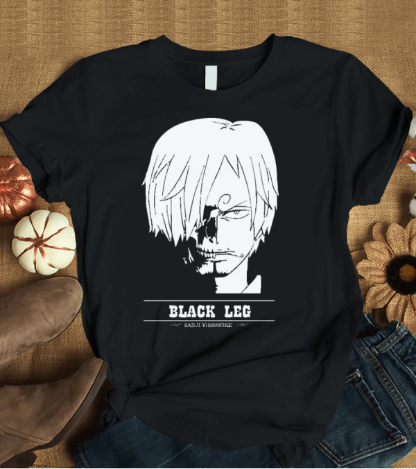 T-Shirt: Sanji Vinsmoke Black Leg Anime Character Sketch T-Shirt Sanji Vinsmoke Black Leg Anime Character Sketch T-Shirt
