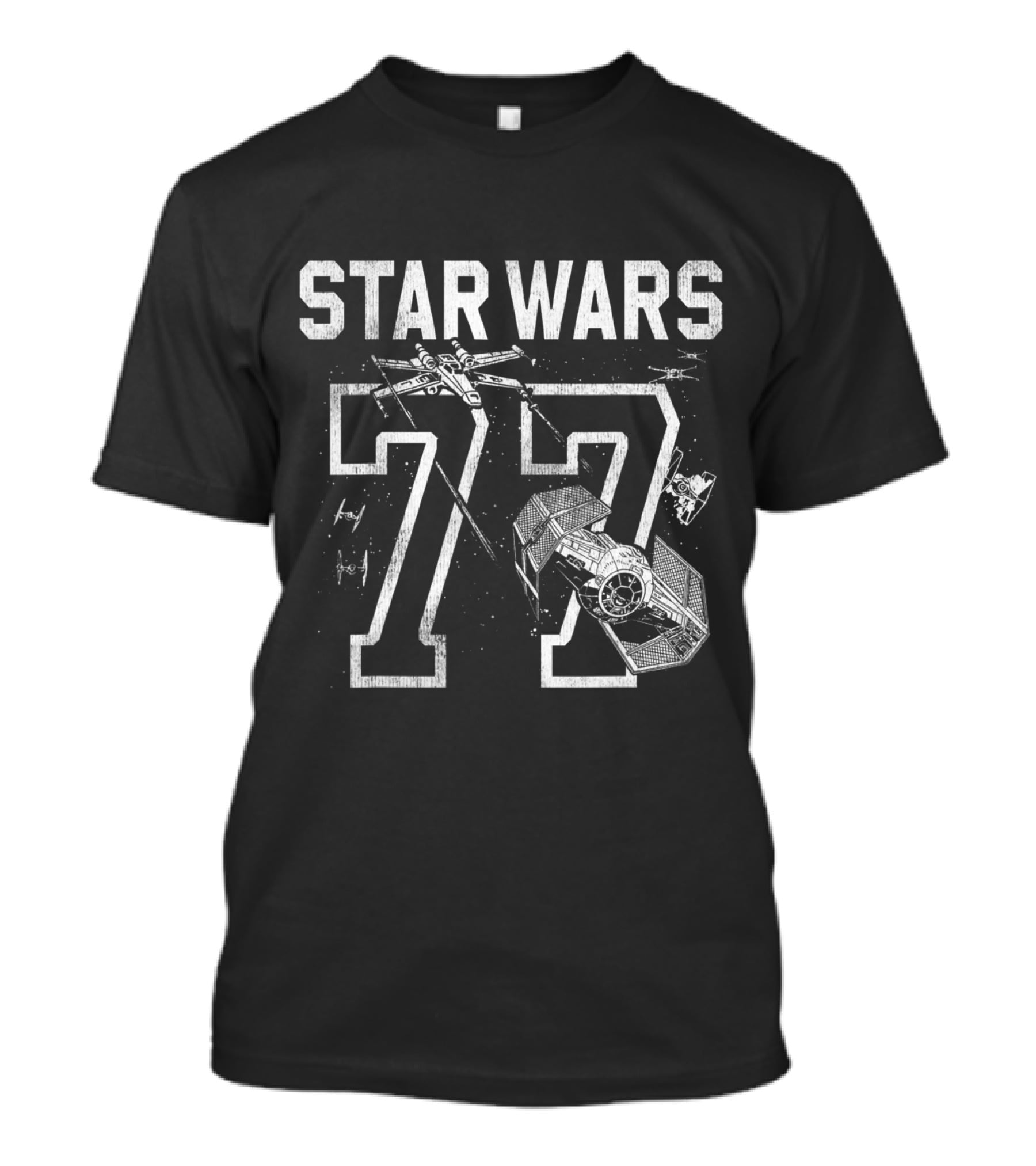 Star Wars 77 X-Wing TIE Fighter Dogfight T-Shirt