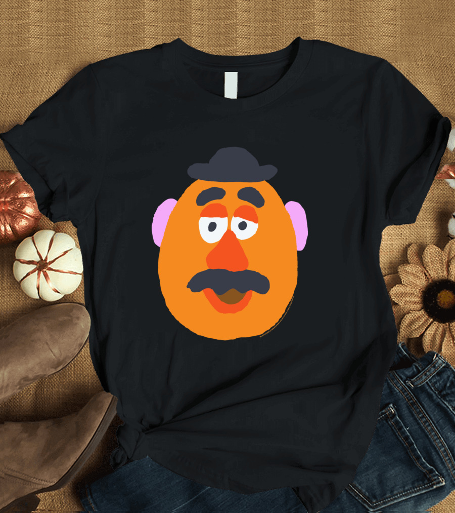 Mr. Potato Head Big Face Mustache Hat T-Shirt
