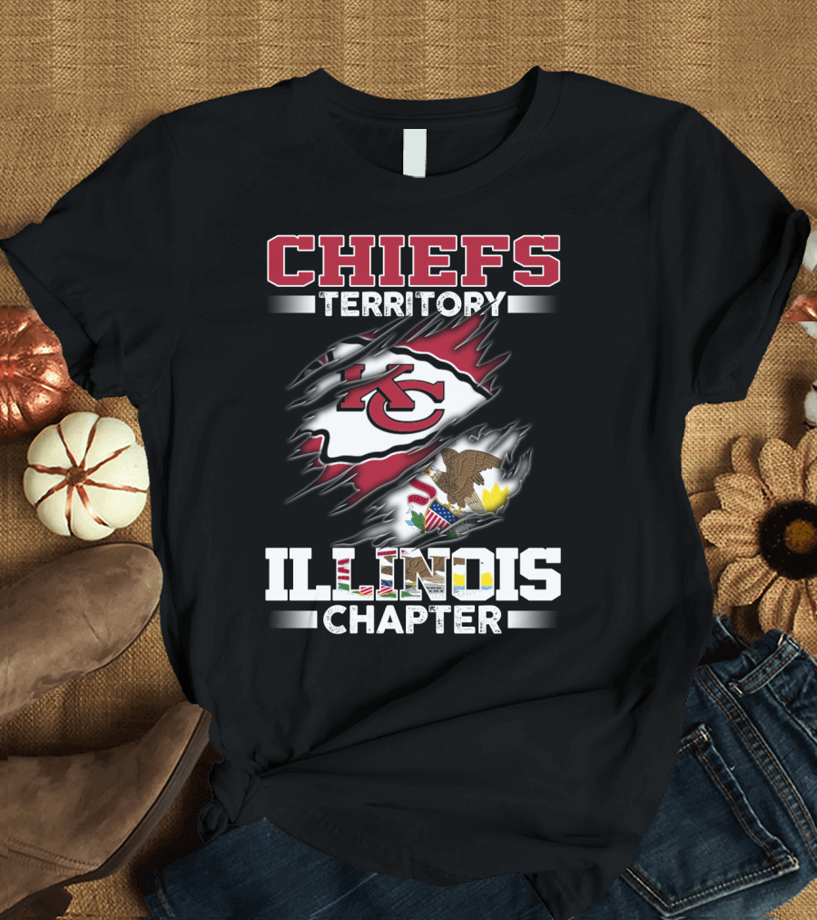 CHIEFS TERRITORY KC ILLINOIS CHAPTER T-Shirt