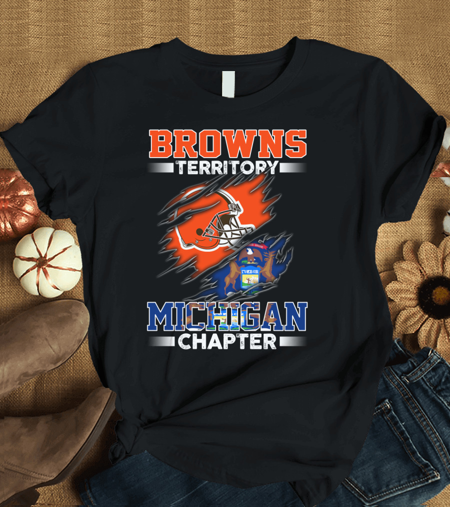 BROWNS TERRITORY MICHIGAN CHAPTER T-Shirt