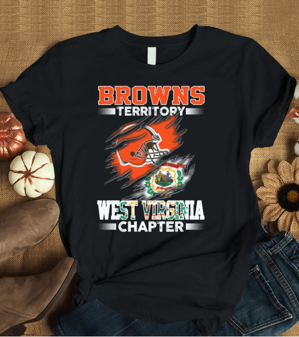 T-Shirt: BROWNS TERRITORY WEST VIRGINIA CHAPTER T-Shirt BROWNS TERRITORY WEST VIRGINIA CHAPTER T-Shirt