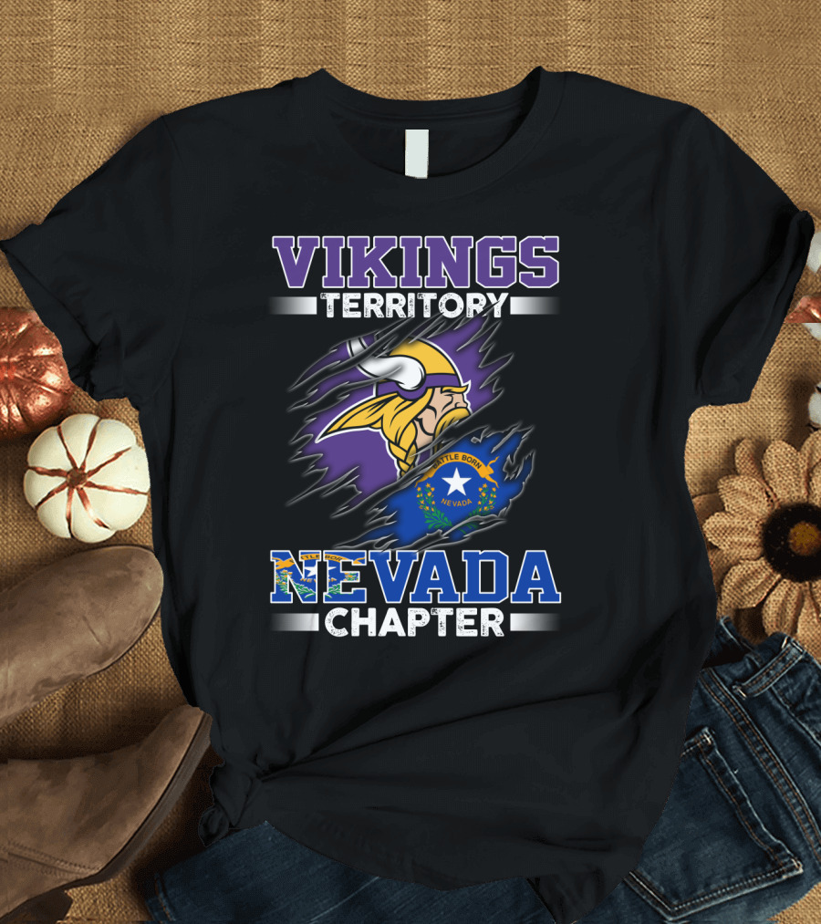 VIKINGS TERRITORY NEVADA CHAPTER BATTLE BORN T-Shirt