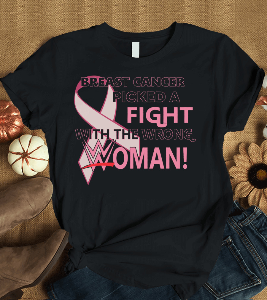 Breast Cancer Picked a Fight with the Wrong WWE Woman T-Shirt