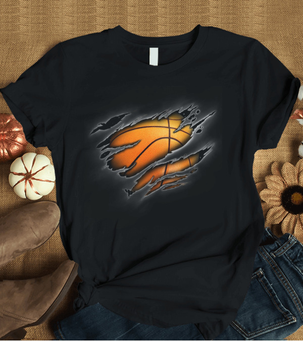 T-Shirt: Basketball Inside Me Ripped Ball T-Shirt Basketball Inside Me Ripped Ball T-Shirt