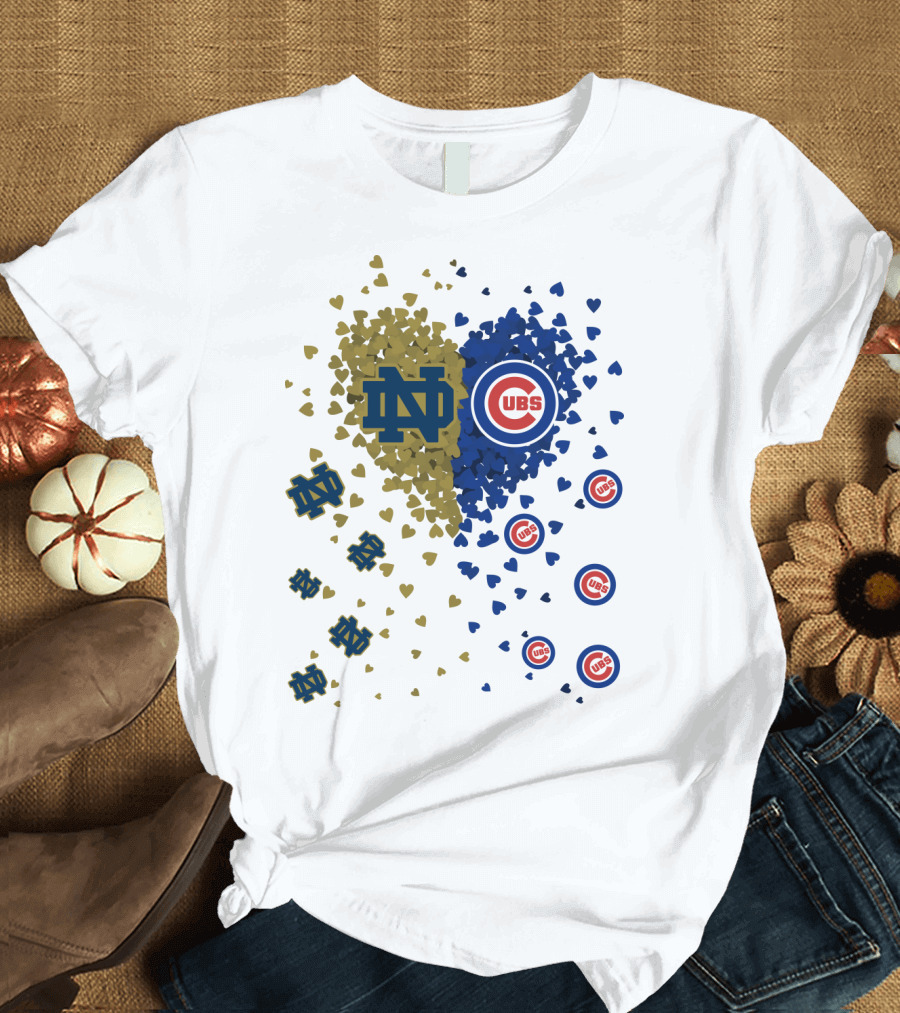 Notre Dame Fighting Irish Cubs Heart Fusion T-Shirt