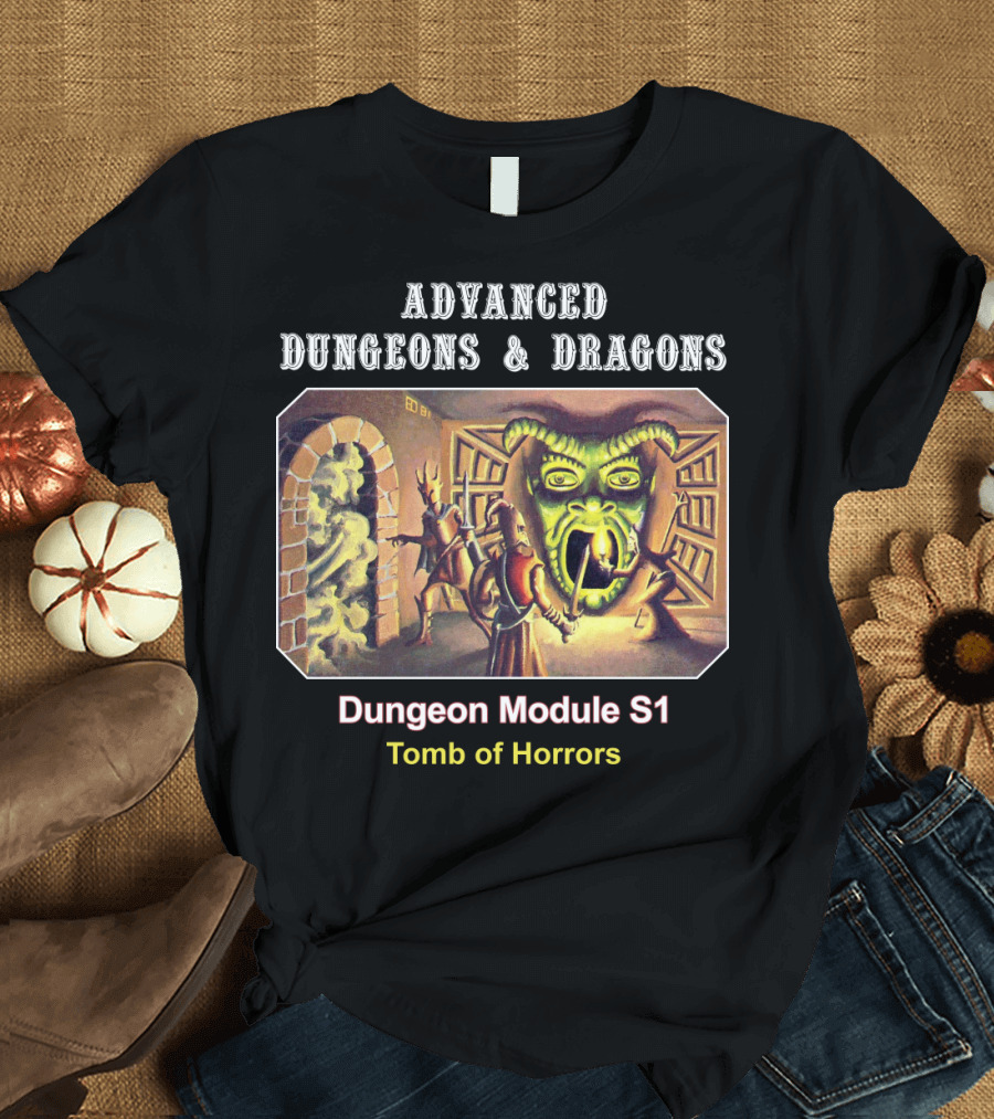 Advanced Dungeons and Dragons Dungeon Module S1 Tomb of Horrors T-Shirt