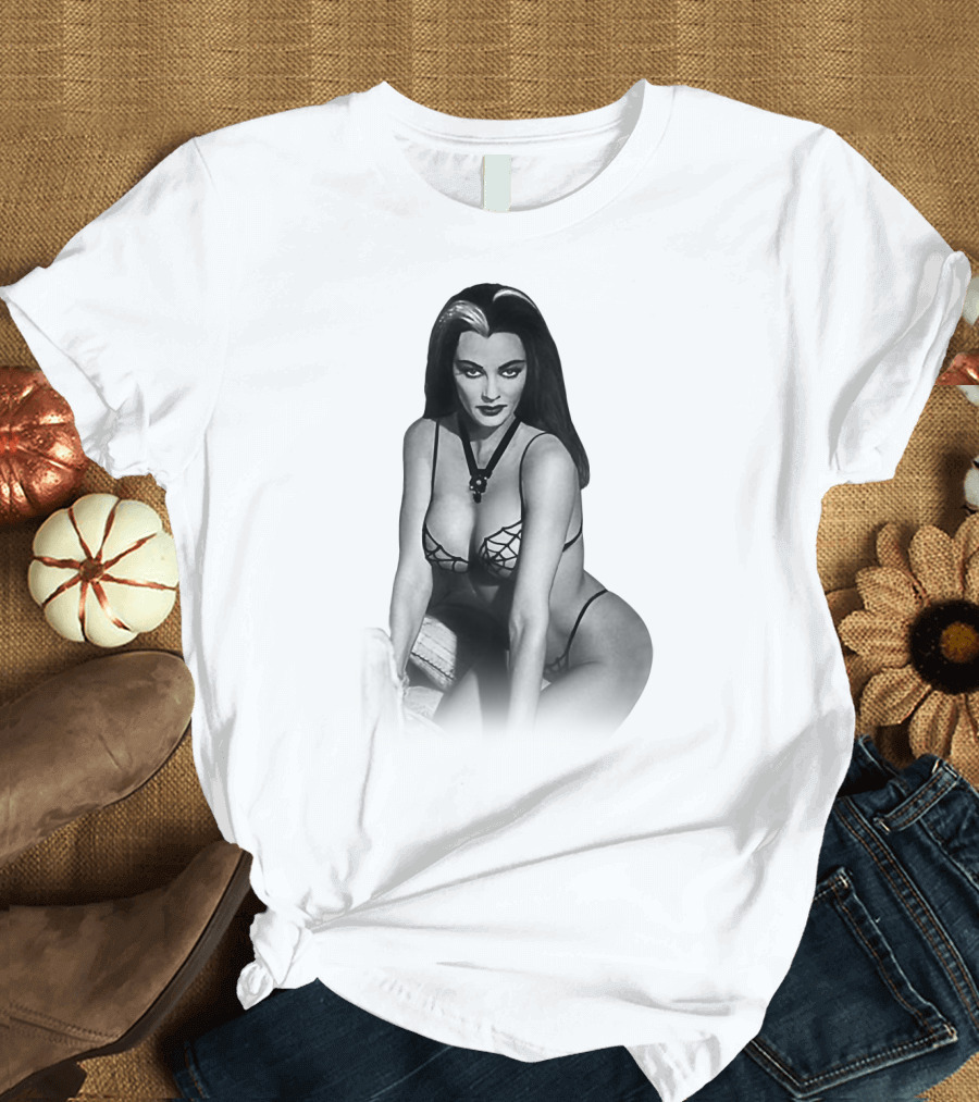 Lily Munster Retro Style Swimwear Pin-Up T-Shirt