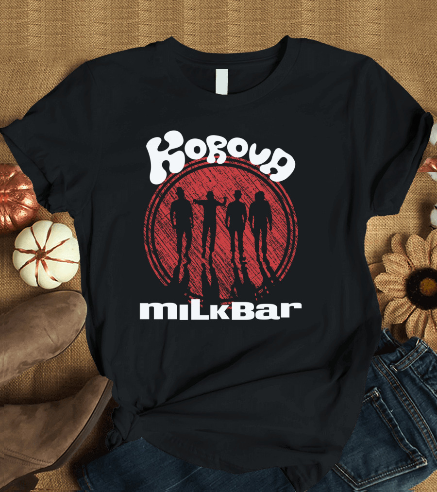 Korova Milkbar A Clockwork Orange Silhouette Circle T-Shirt