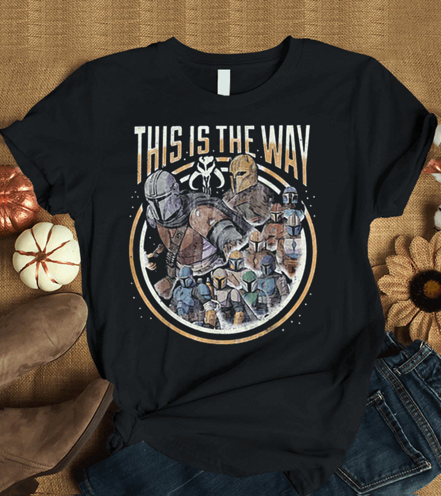 Boba Fett This Is the Way Star Wars Mandalorian Warriors T-Shirt