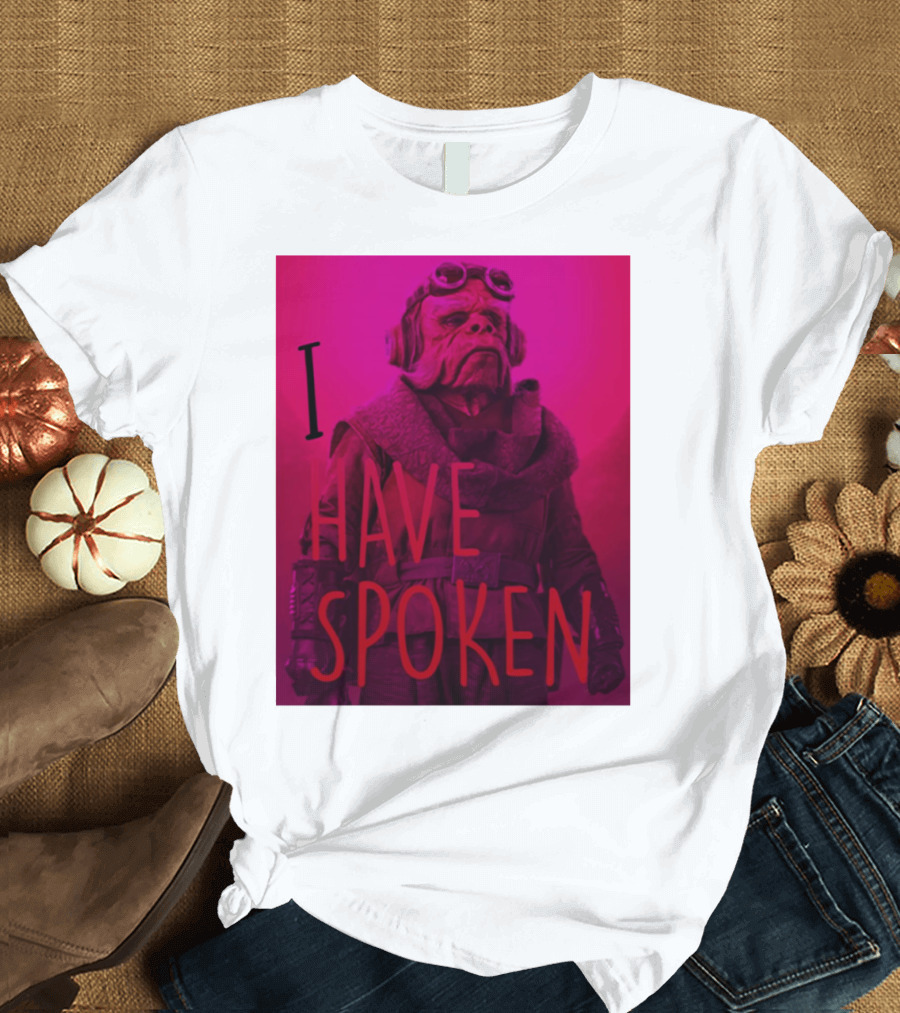 The Mandalorian Kuiil Portrait I Have Spoken T-Shirt