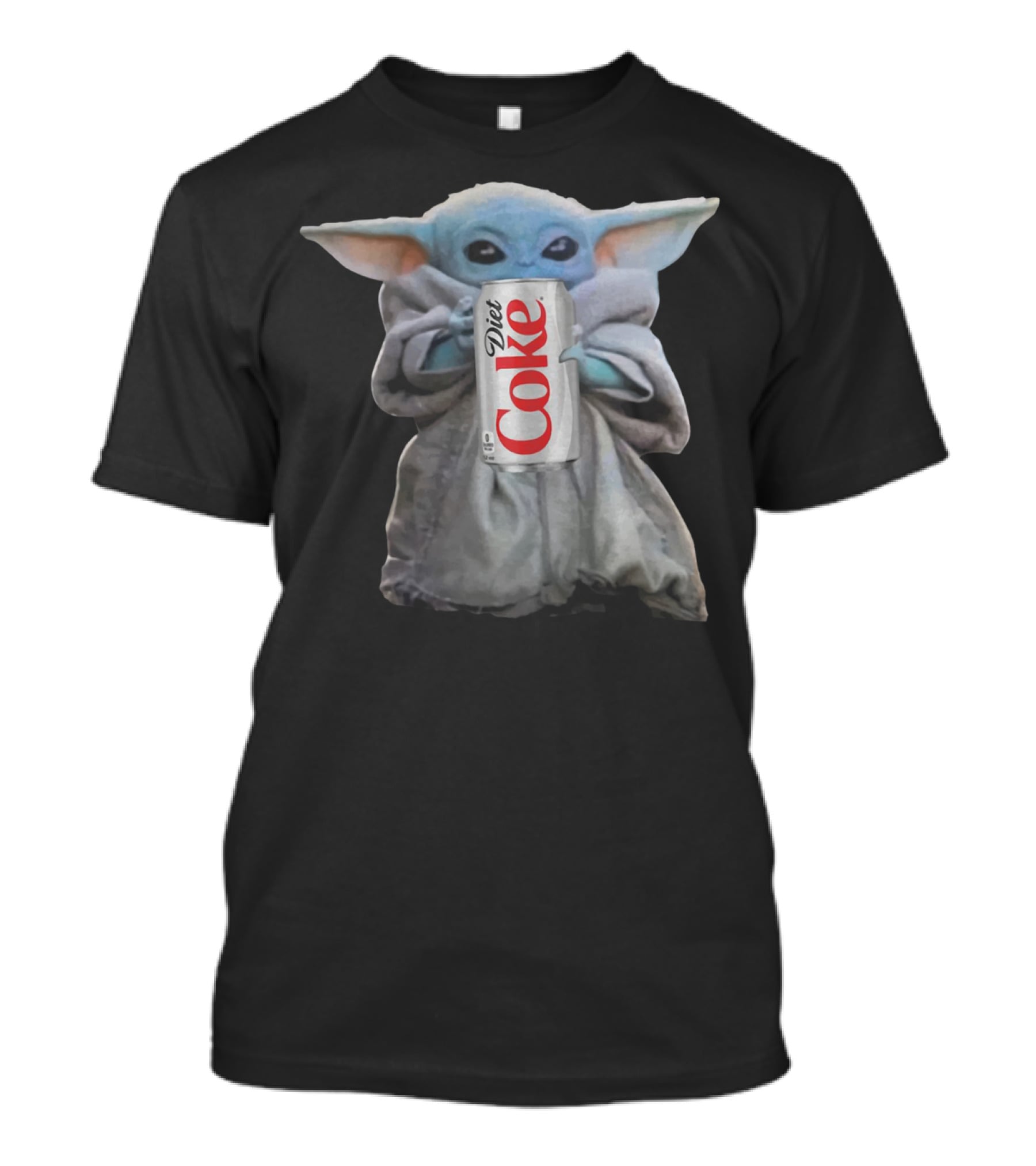 Baby Yoda Holding Diet Coke Can T-Shirt