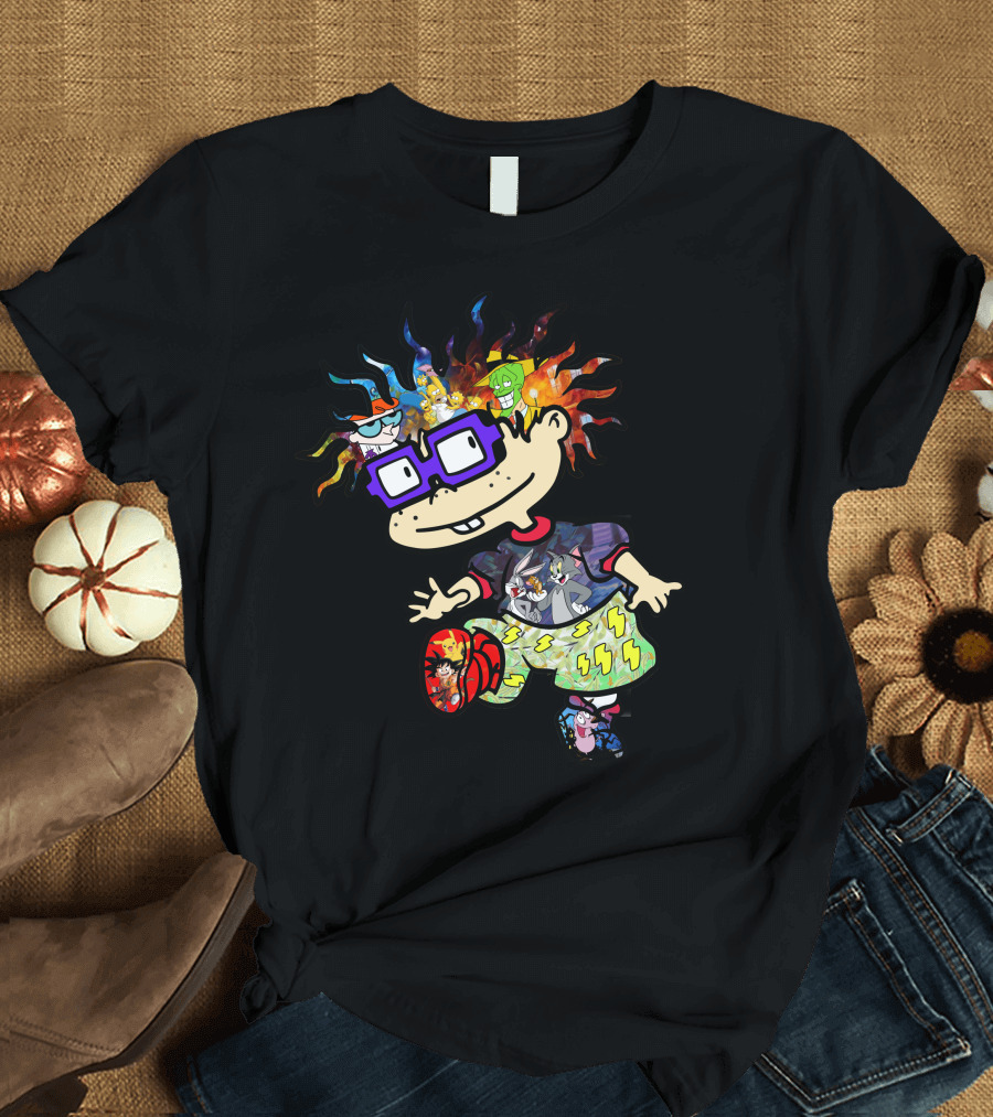 Rugrats Chuckie Galaxy Characters Fusion T-Shirt