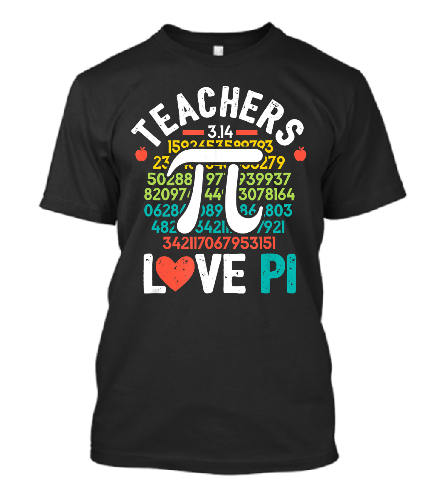 Teachers Love Pi 3.14 Mathematics Geek T-Shirt