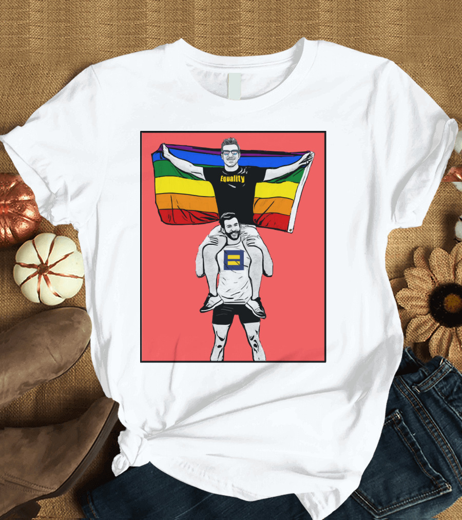 Equality Pride Flag Human Rights Campaign T-Shirt