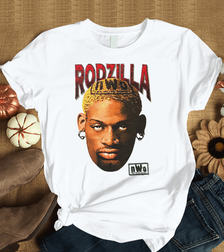 Dennis Rodman Rodzilla nWo Wrestling Legend The Worm T-Shirt