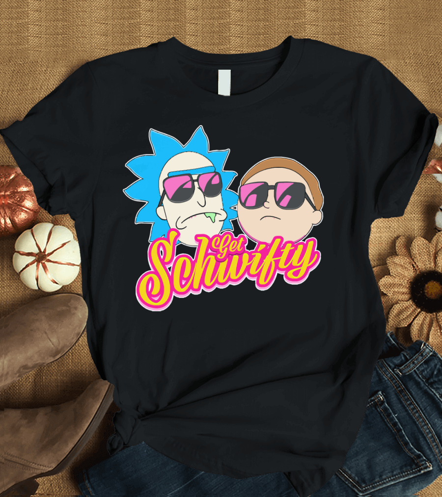 Rick And Morty Get Schwifty Sunglasses Edition T-Shirt