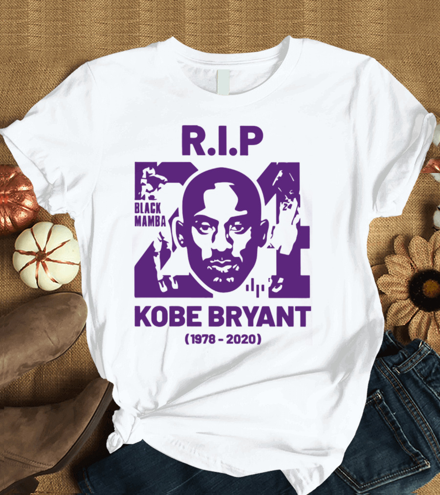 R.I.P Kobe Bryant Black Mamba 1978-2020 T-Shirt