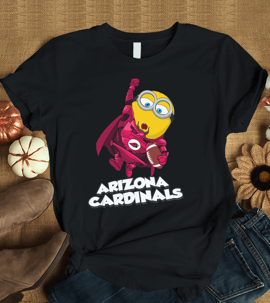 Arizona Cardinals Minion Football Hero T-Shirt