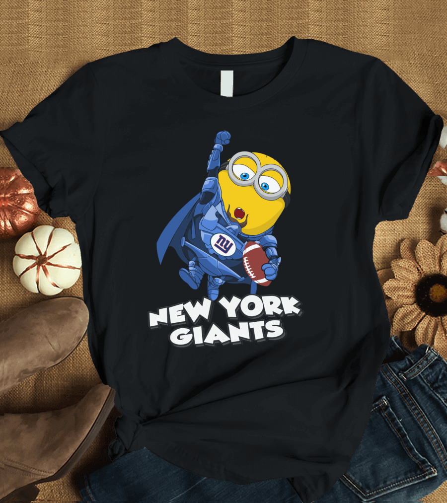 New York Giants Minion Football Superhero T-Shirt