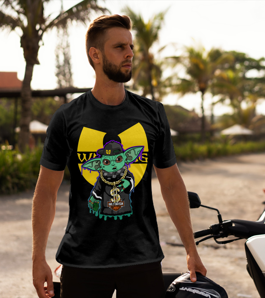 Wu-Tang Clan Harley Davidson Yoda Mashup T-Shirt