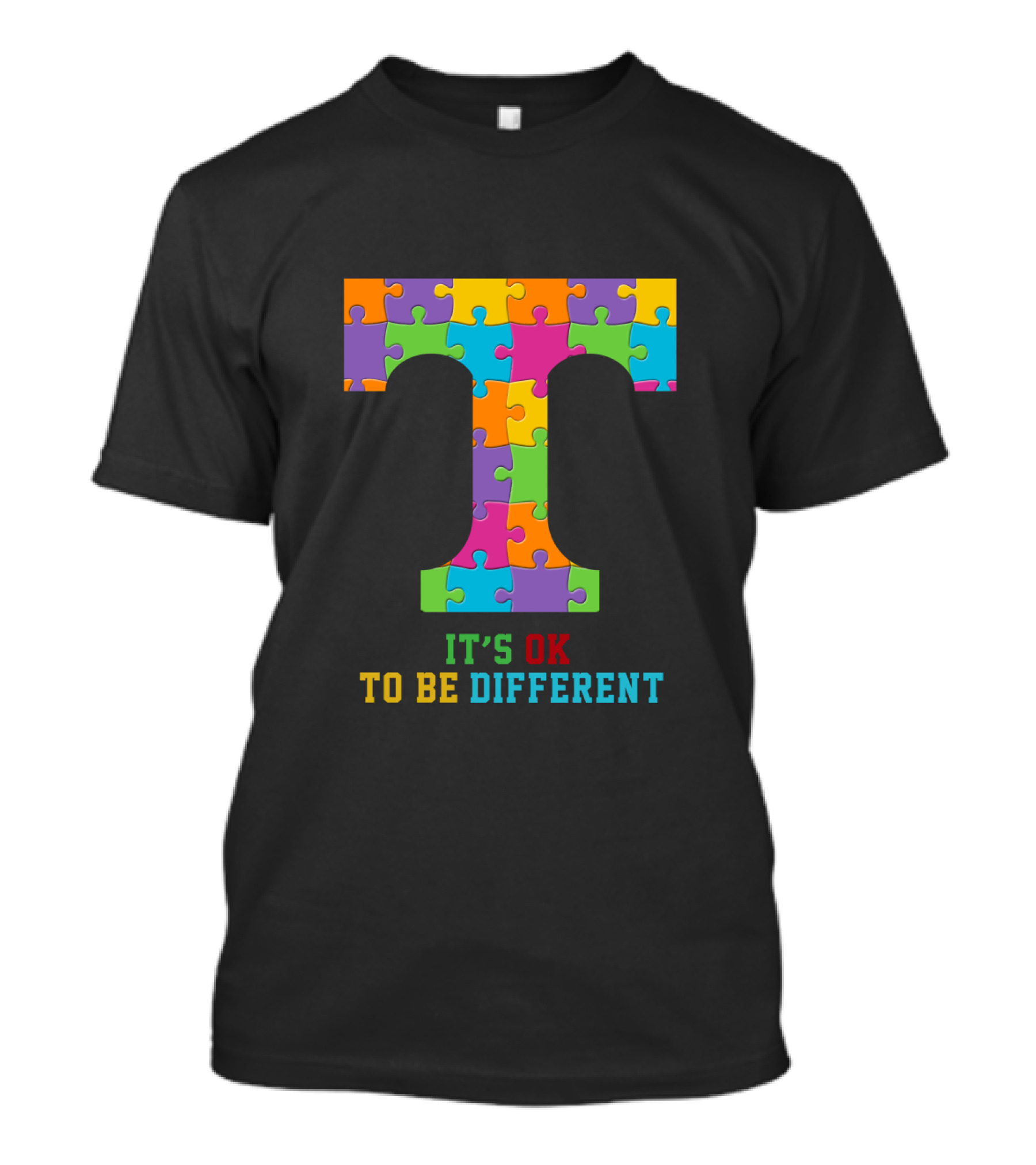It's Ok To Be Different Puzzle T T-Shirt