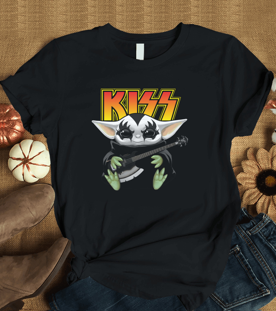 KISS Gene Simmons Baby Alien Guitar T-Shirt