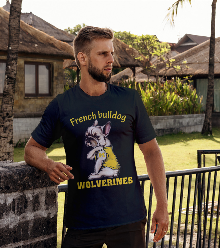 French Bulldog Wolverines M T-Shirt