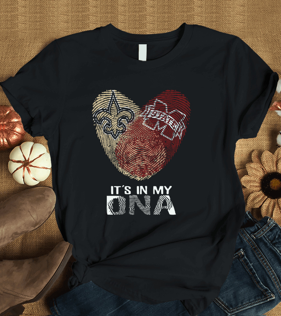 Saints Mississippi State It's In My DNA T-Shirt