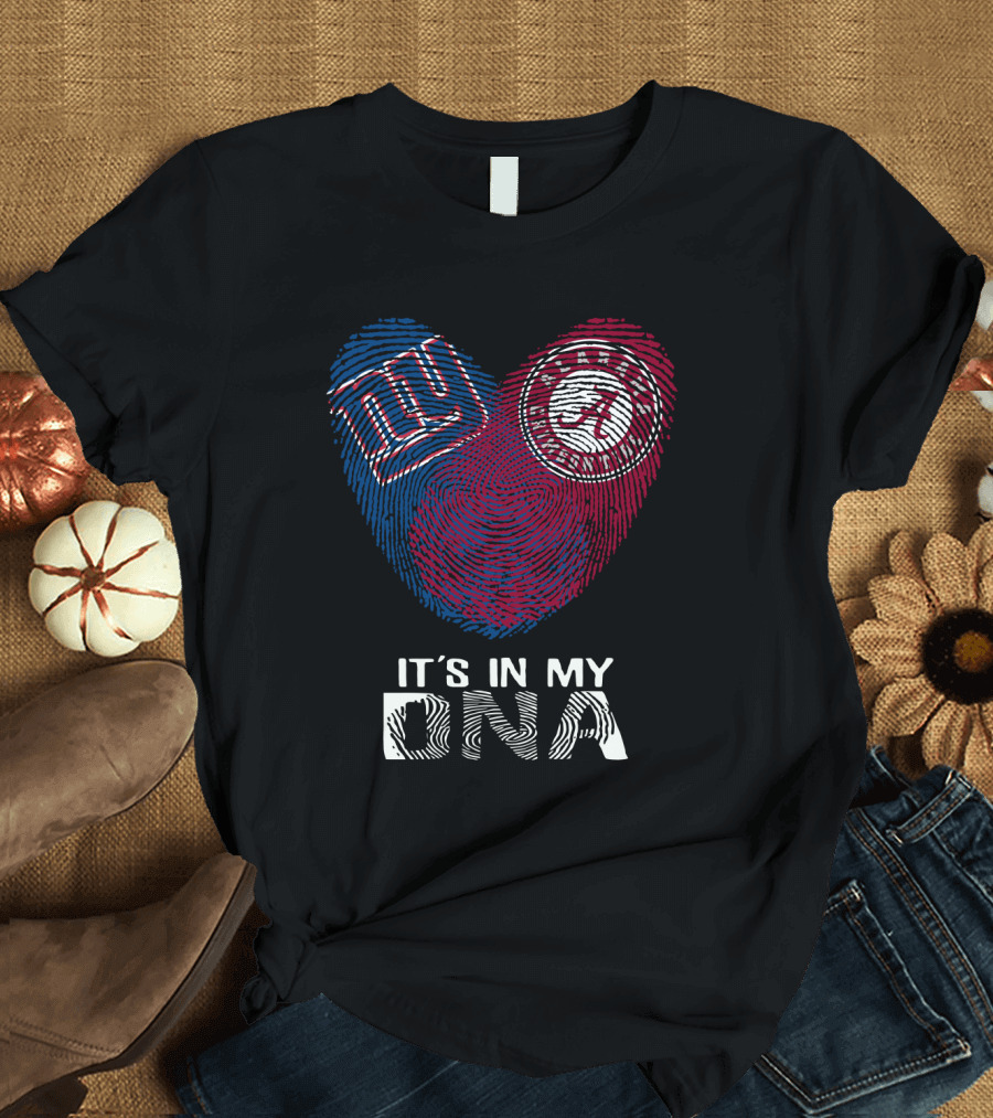 Giants Alabama Crimson Tide It's In My DNA T-Shirt