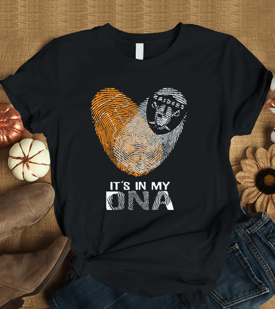 Raiders It's In My DNA Fingerprint Heart T-Shirt