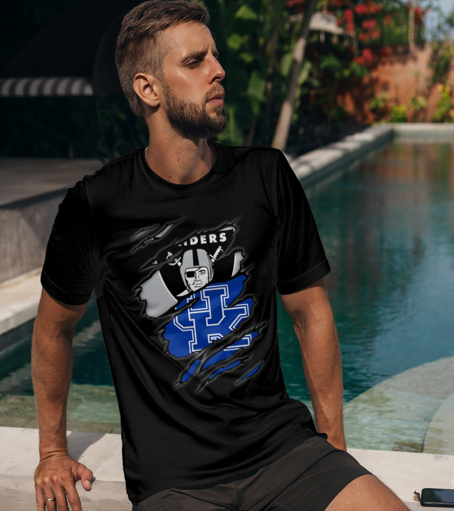 Raiders Kentucky Wildcats Fusion T-Shirt