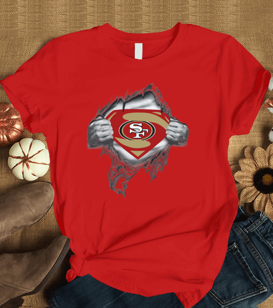 49ers SF Logo Superman T-Shirt