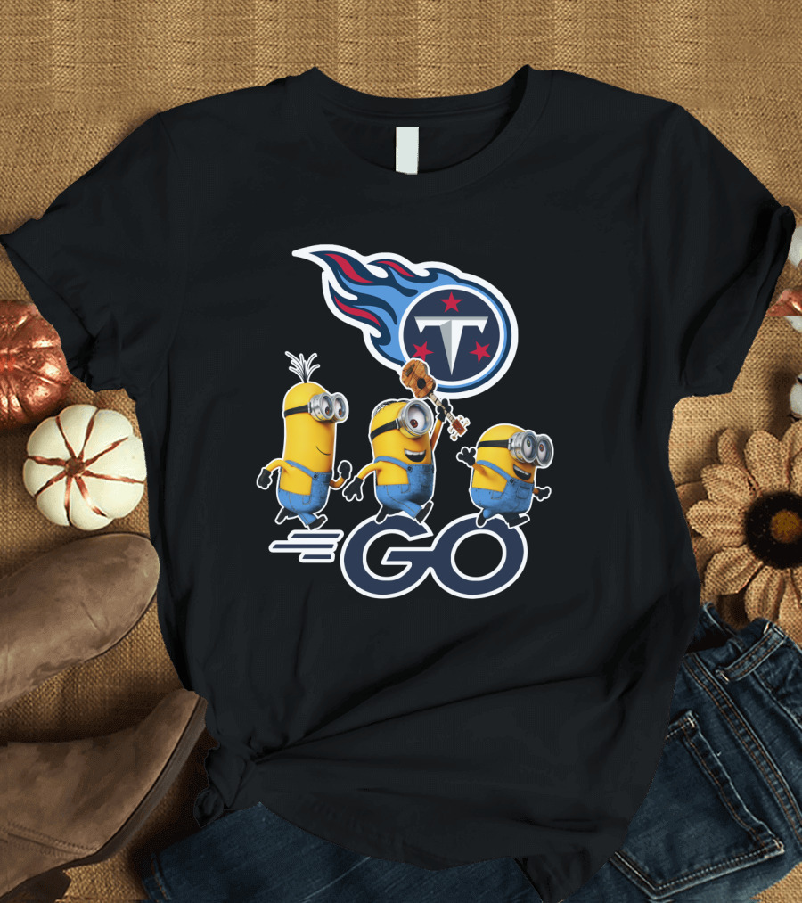 Minions Go Titans Tennessee NFL T-Shirt
