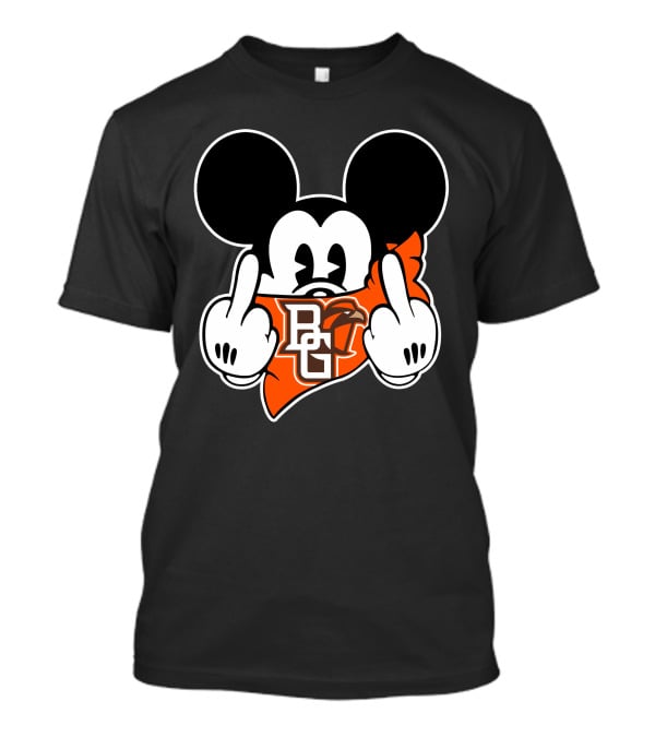 Bowling Green Falcons BG Middle Finger Mickey T-Shirt