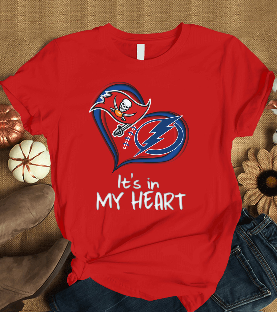 Buccaneers Lightning It's In My Heart T-Shirt