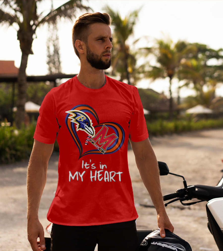 It's In My Heart Ravens Maryland T-Shirt