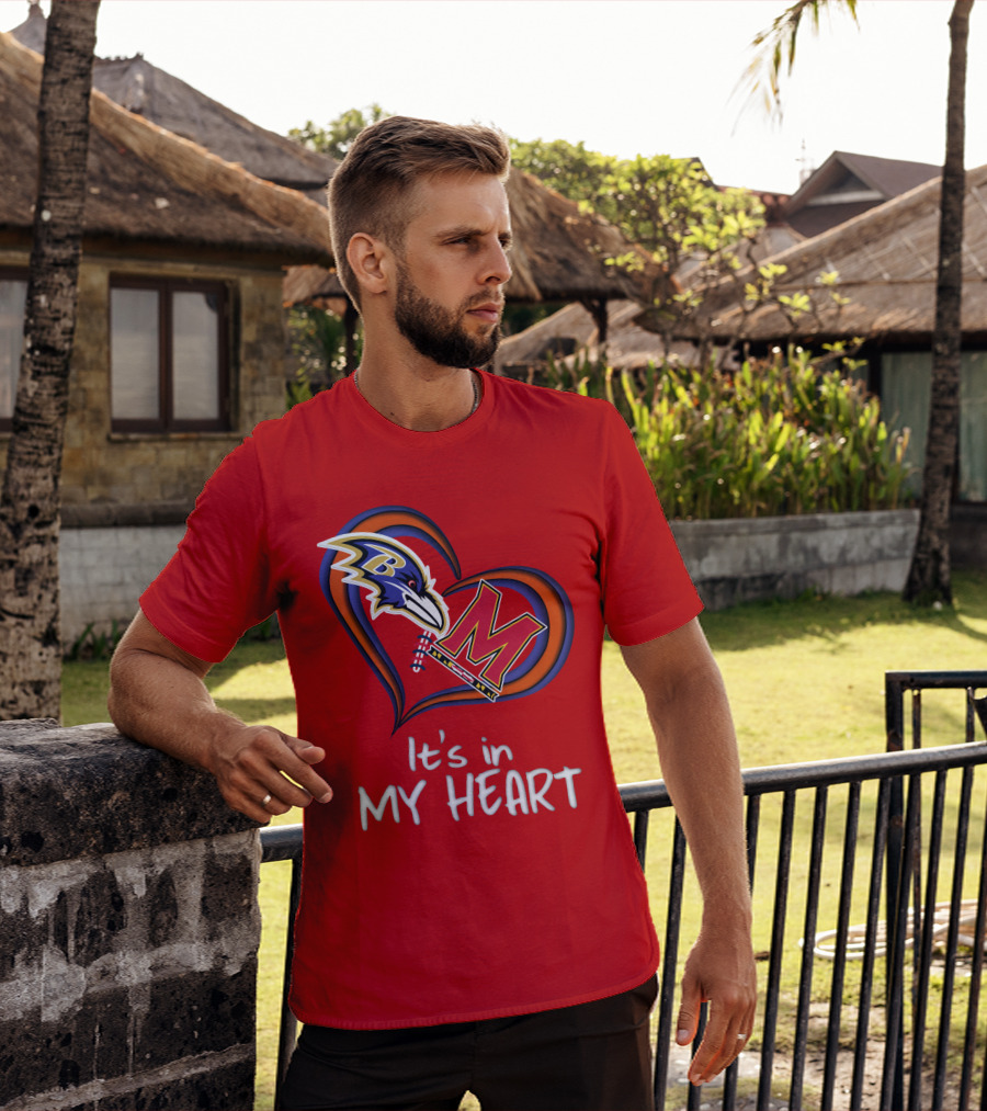 It's In My Heart Ravens Maryland T-Shirt