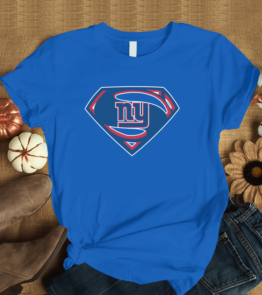 New York Giants Super Man T-Shirt