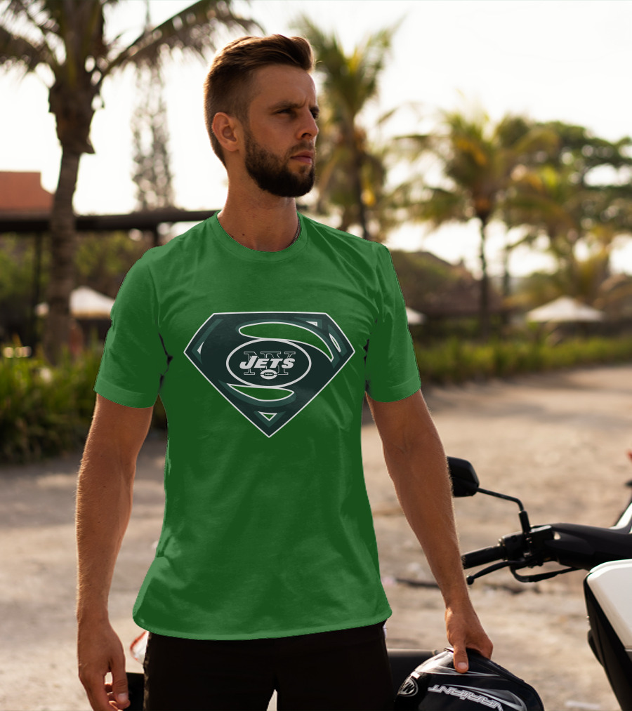 Jets Nfl Super Hero Symbol T-Shirt