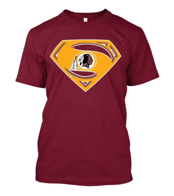 Redskins Superman Logo Mashup T-Shirt