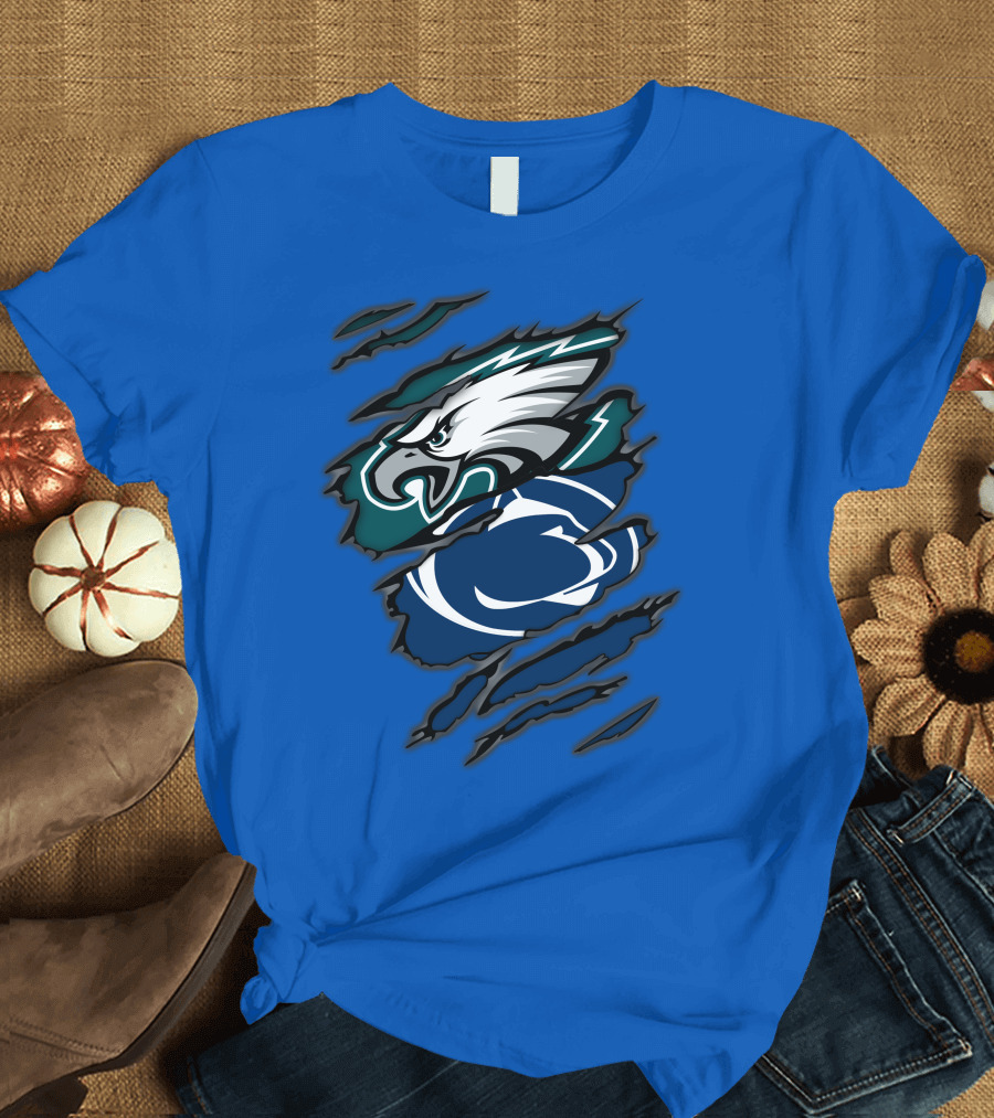 Eagles Penn State Logo Claw T-Shirt